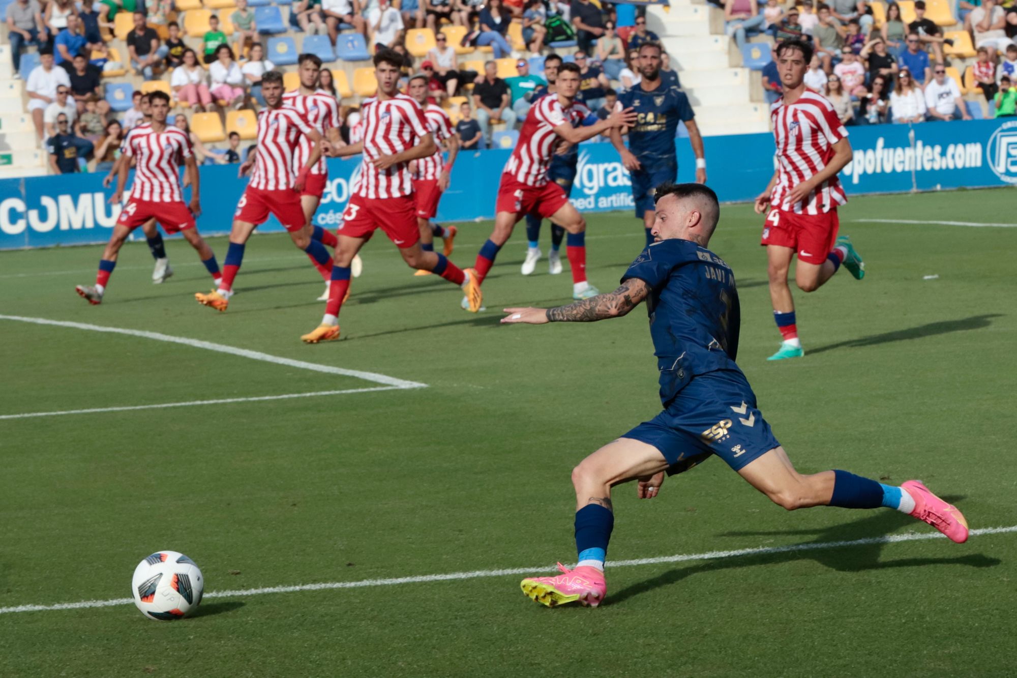 UCAM Murcia-Atlético de Madrid B: Empate en la ida de la final por el ascenso a 1ªRFEF