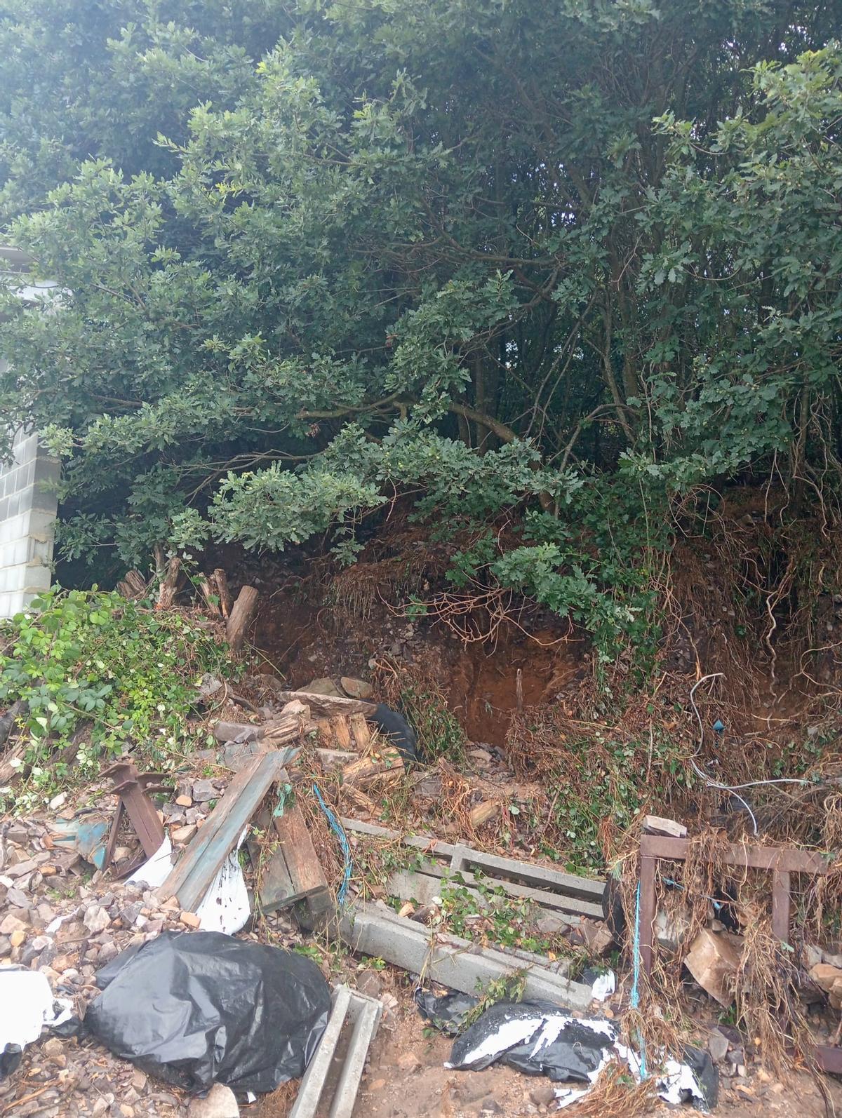 En imágenes: Así quedó el pueblo de Fontalba, en Tineo, tras la tromba de agua registrada el viernes