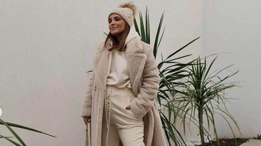 Paula Echevarría, con un look muy invernal