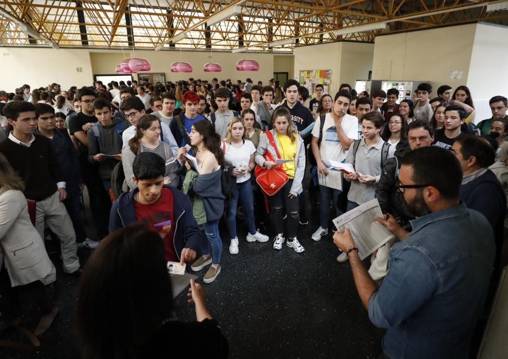 Ebau 2019 en Asturias: primer día de exámenes de selectividad en Oviedo