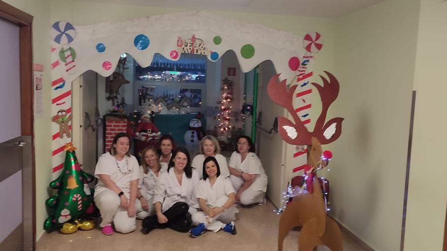 La Navidad goza de buena salud  en el Hospital San Agustín