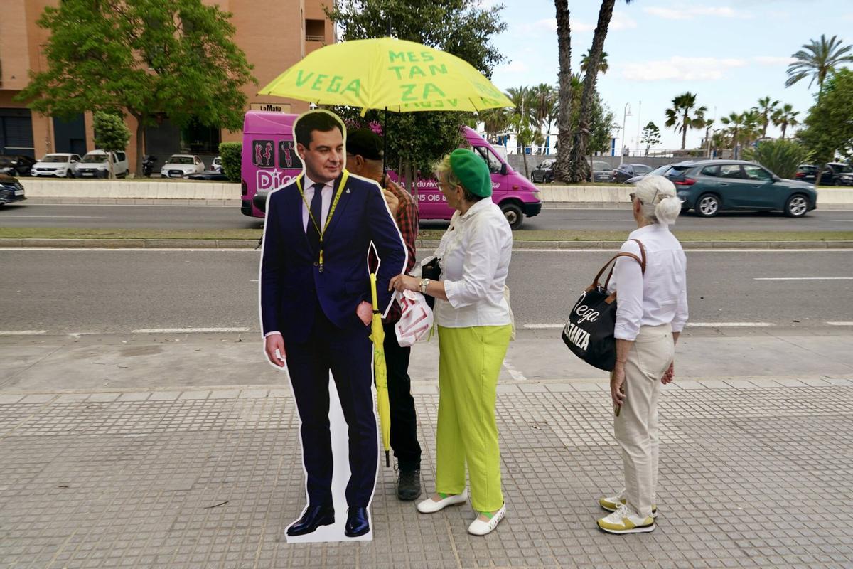 Cierre de campaña de Juanma Moreno, candidato del PP a la presidencia de la Junta de Andalucía, en Málaga