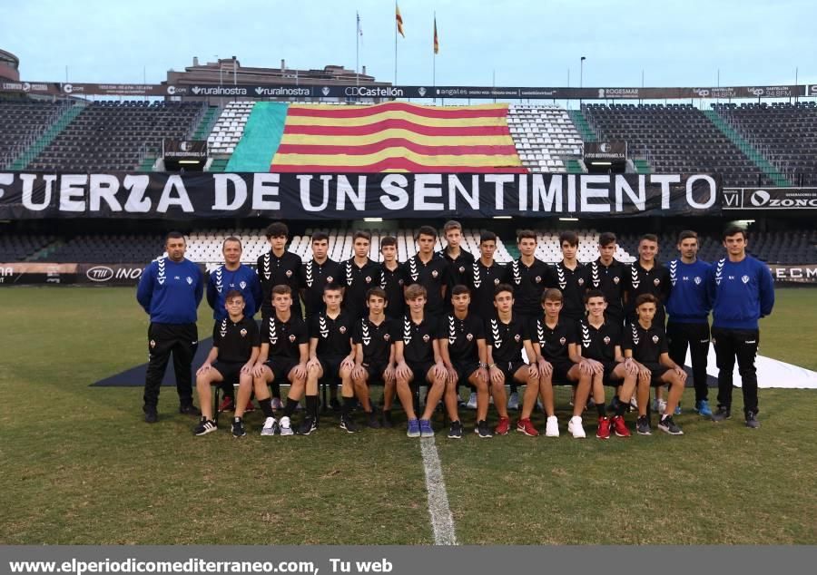 Presentación del fútbol base del CD Castellón 2018-19