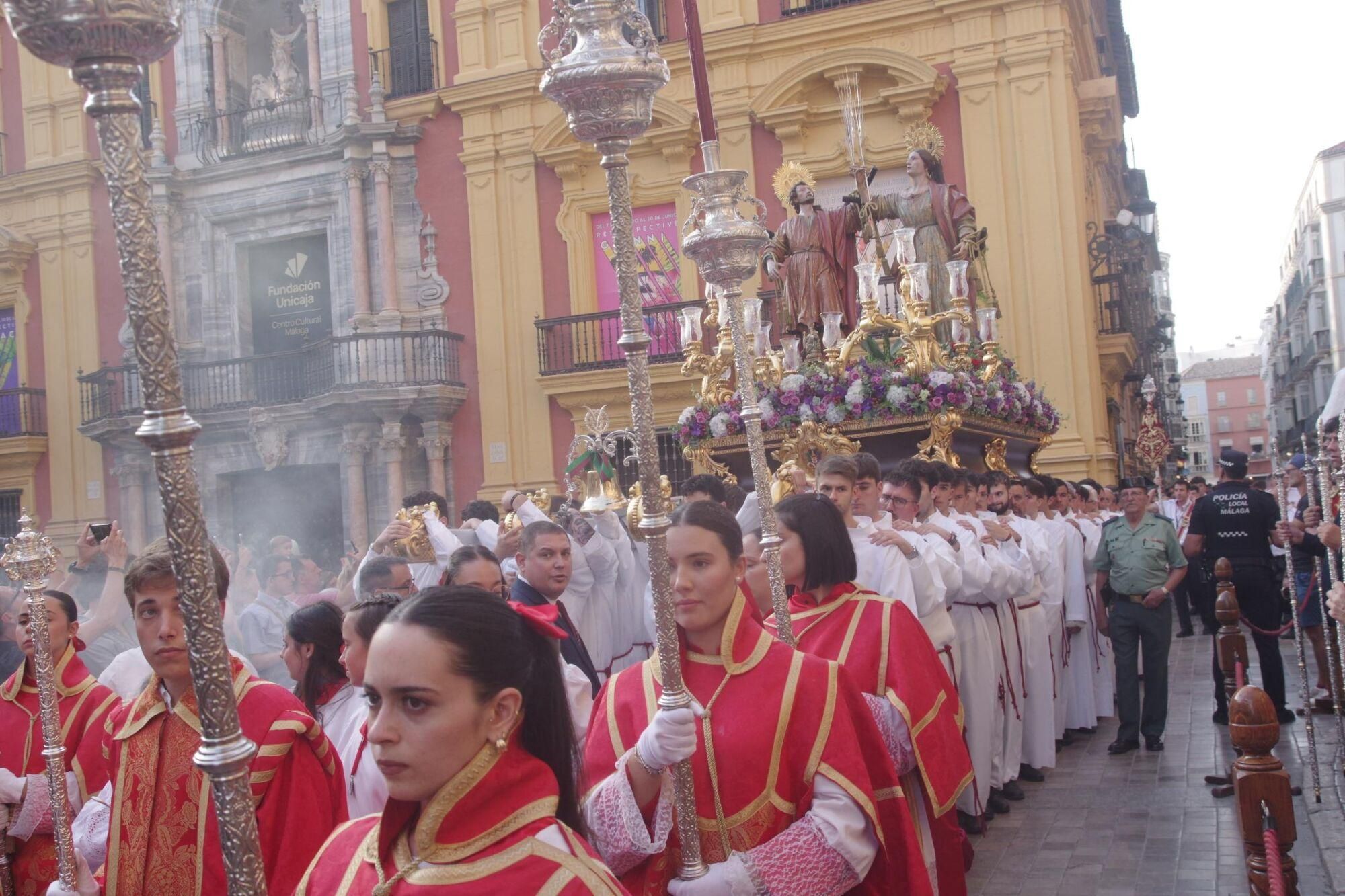 Procesión de los Patronos de Málaga 2025