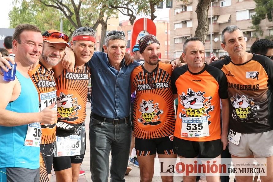 Media Maratón de Murcia: grupos y corredores