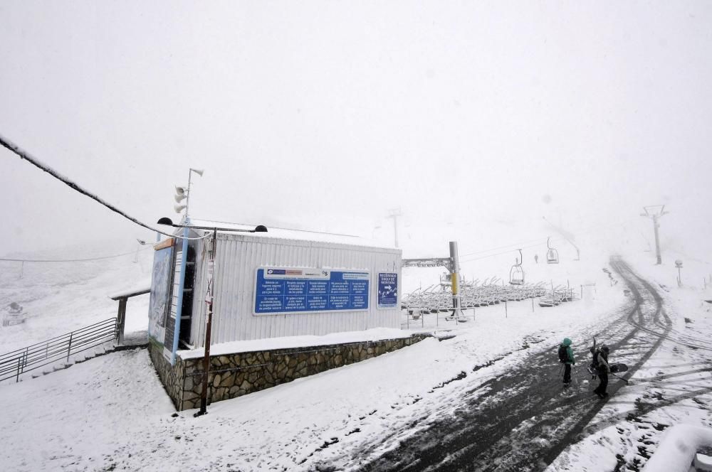 Ola de frío y nieve en Asturias