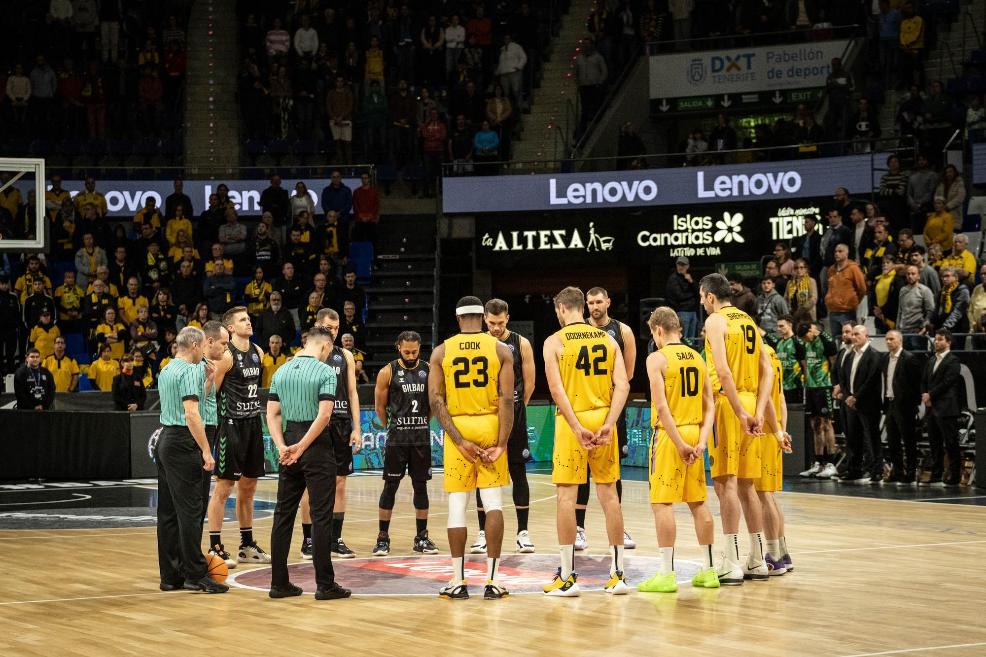 Partido Lenovo Tenerife - Bilbao Basket