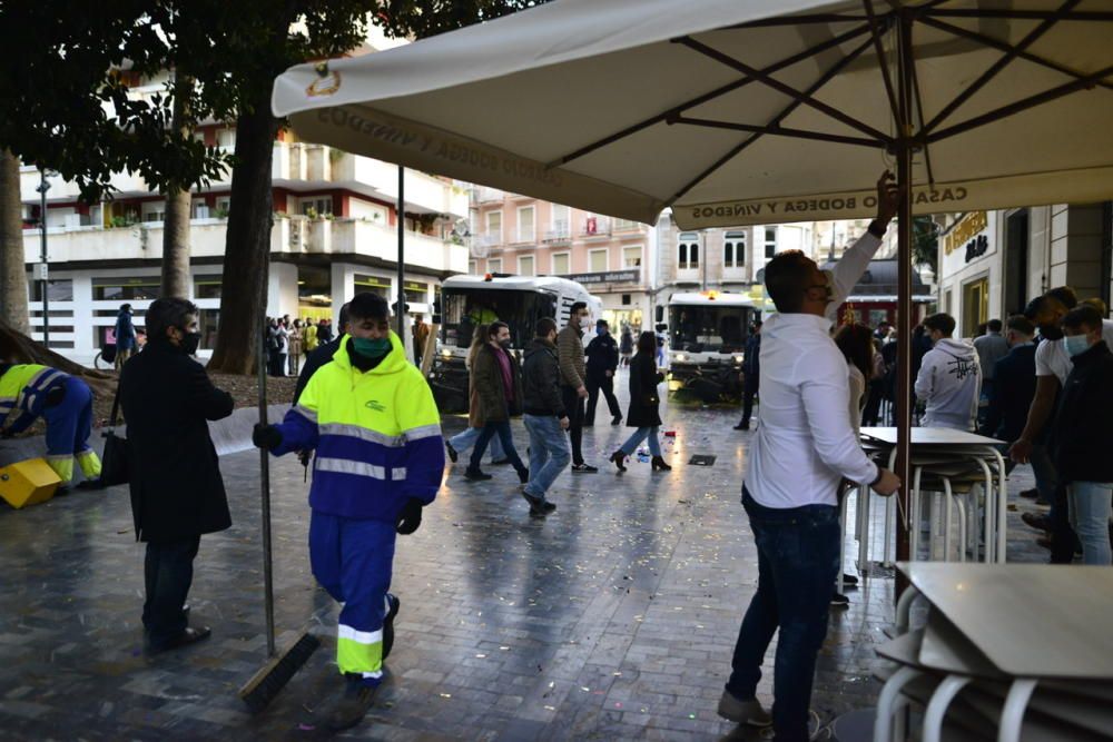 Ambiente festivo en Cartagena el último día del año