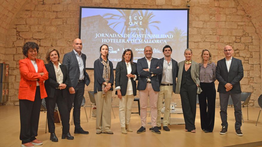 II Jornada de Sostenibilidad Hotelera de Mallorca celebrada en Es Baluard a la que han acudido los principales agentes turísticos de la isla.