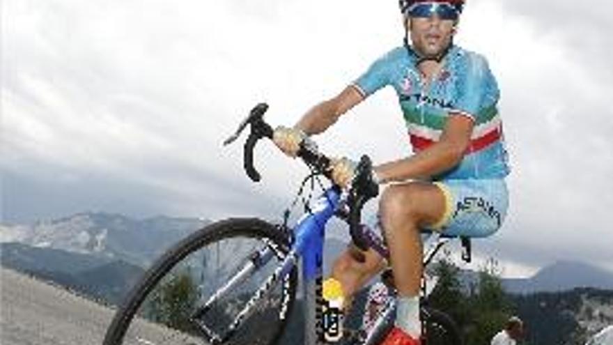 Vincenzo Nibali, guanyador de l&#039;etapa d&#039;ahir als Alps.