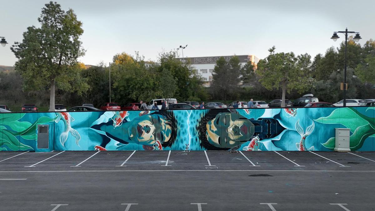 "Mirall", el mural pintado en Ontinyent se cuela entre los ocho mejores del mundo de octubre de este año