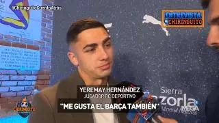 Yeremay no se corta: "Soy del Dépor... Y un poco del Barça"