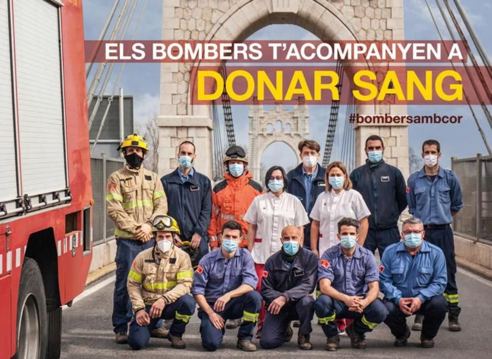 Imagen promocional de la campaña #bombersambcor