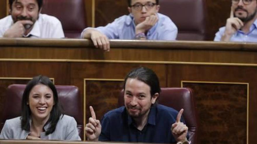 Iglesias va insistir que cal fer fora Rajoy del poder.