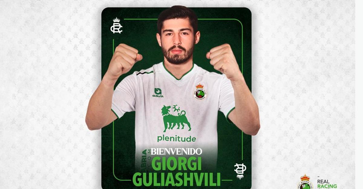 Giorgi Guliashvili, nuevo fichaje del Racing