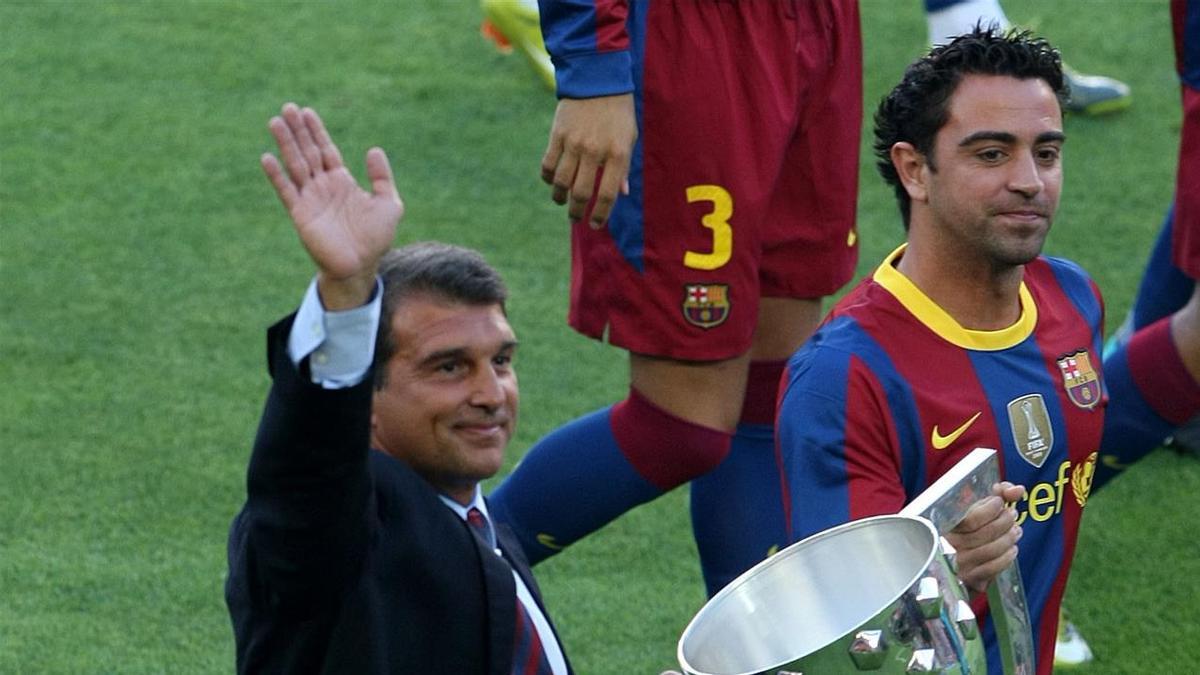 Xavi: "Laporta lo hará bien, es el mejor presidente que he tenido en el Barça"