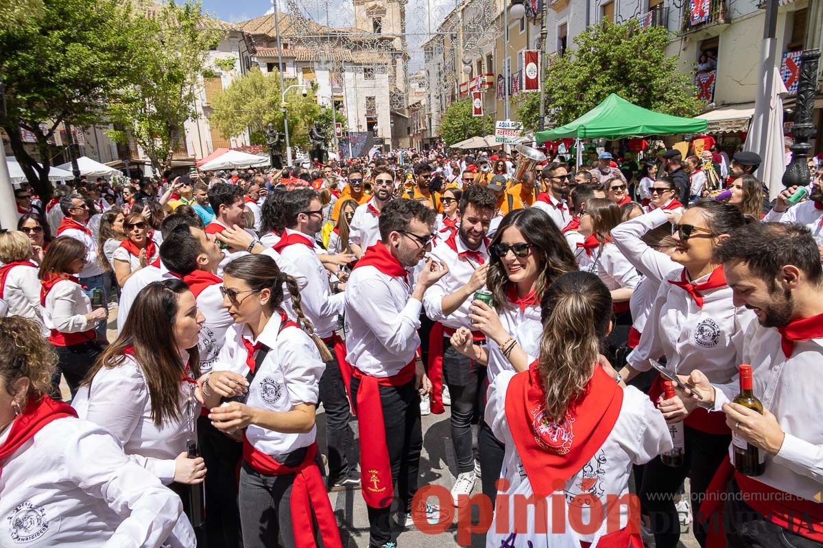 Recorrido Caballos del Vino día dos de mayo en Caravaca