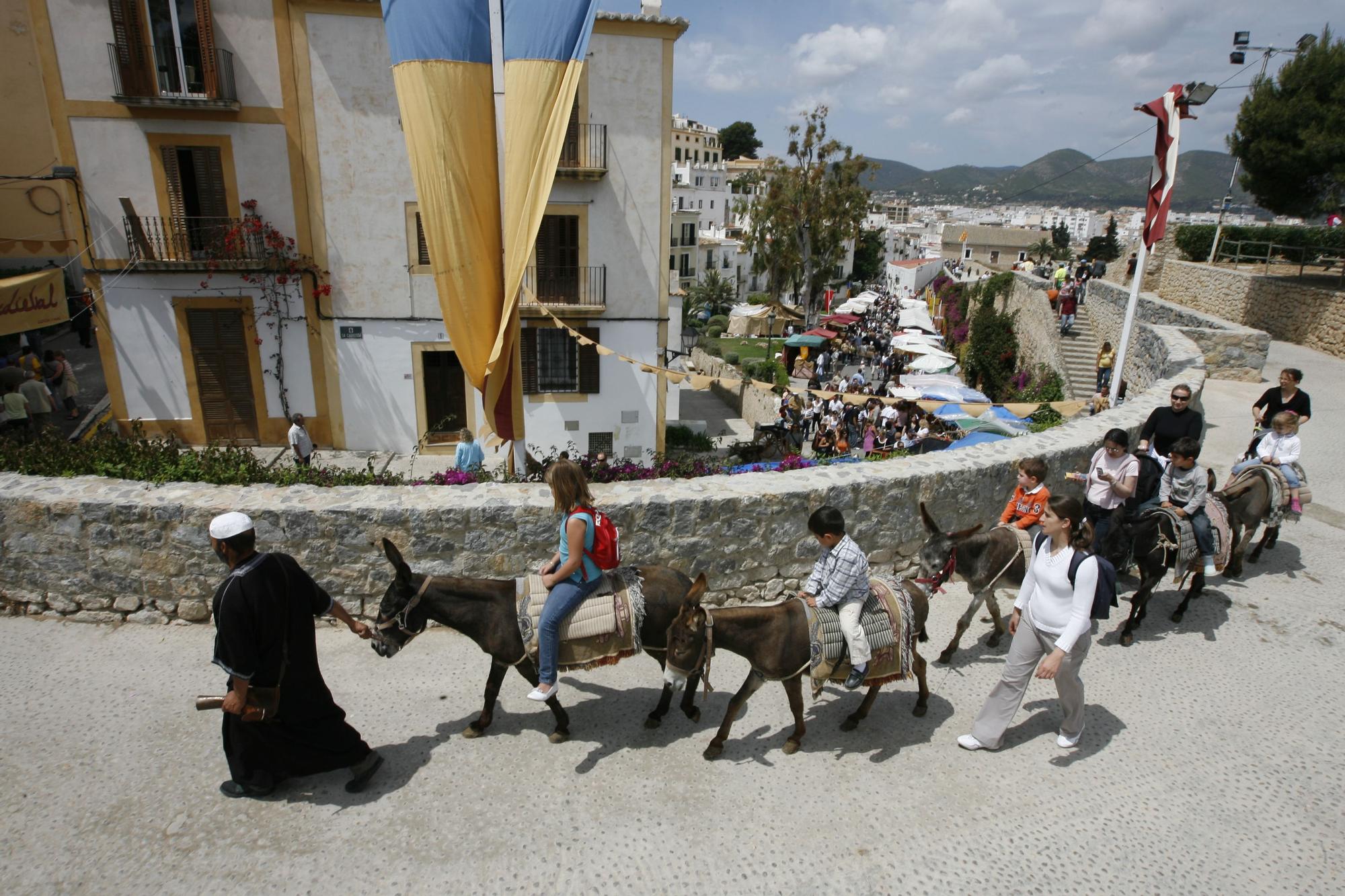 Edición de 2008 de la Feria Medieval de Ibiza.