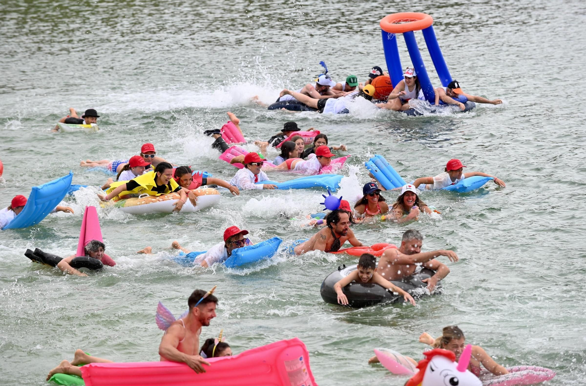 Las imágenes del Campeonato Mundial de Colchonetas en Sanxenxo