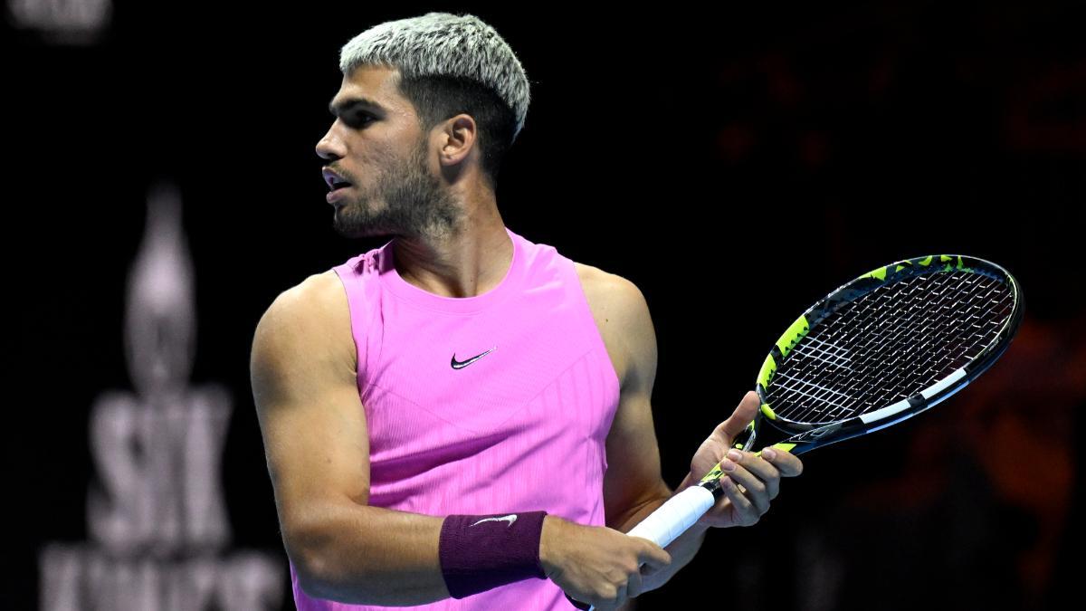 Carlos Alcaraz se prepara para disputar el último Masters 1000 de la temporada