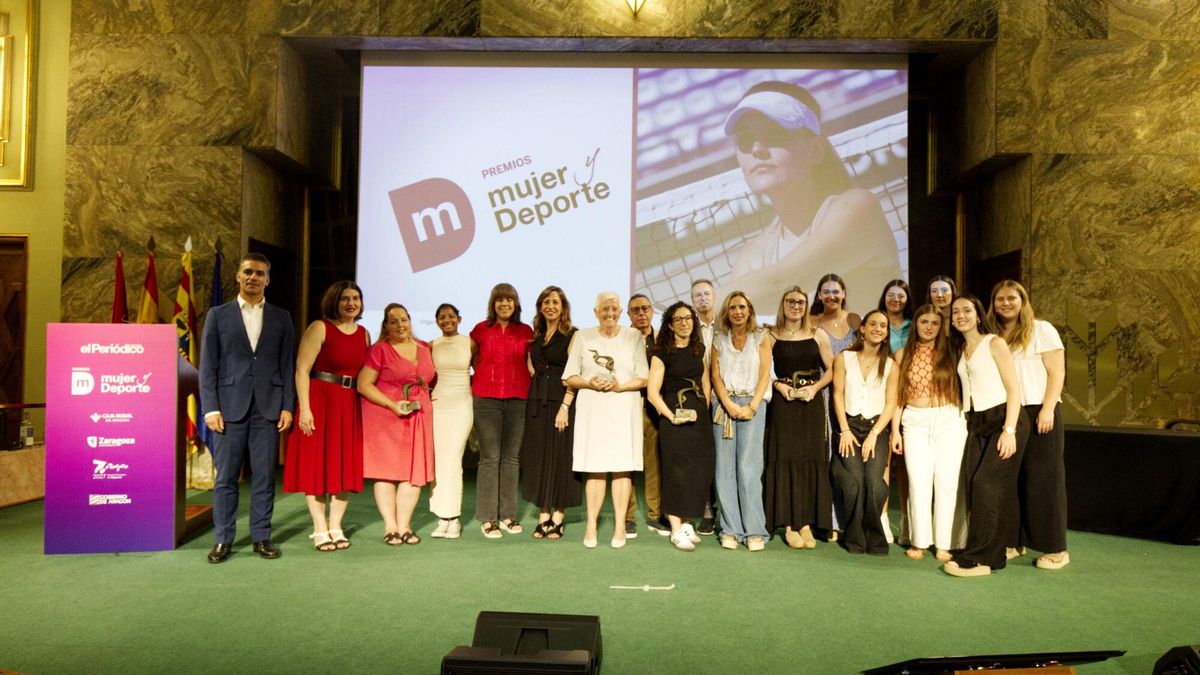 GALA DE PREMIOS MUJER Y DEPORTE EN CAJA RURAL DE ARAGON