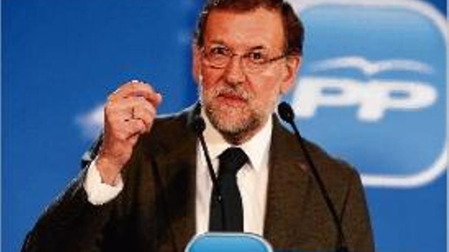 Rajoy va defensar que el PP sempre ha estat &quot;transparent&quot;.