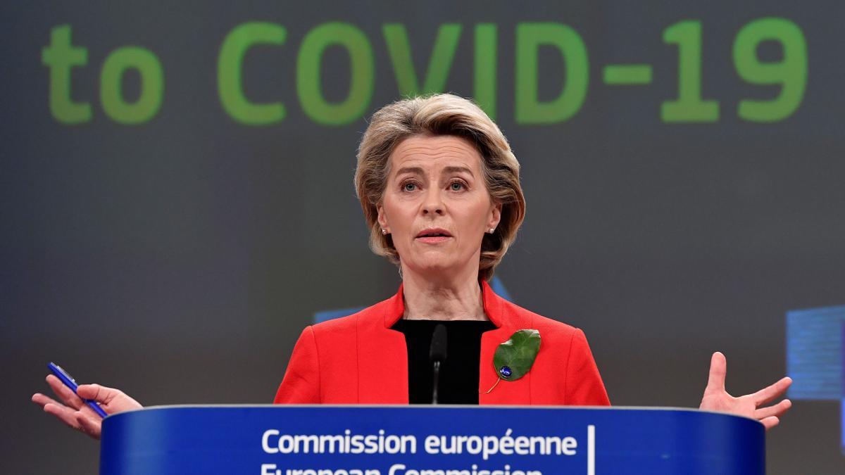 La presidenta de la Comisión Eurpea, Ursula Von der Leyen.