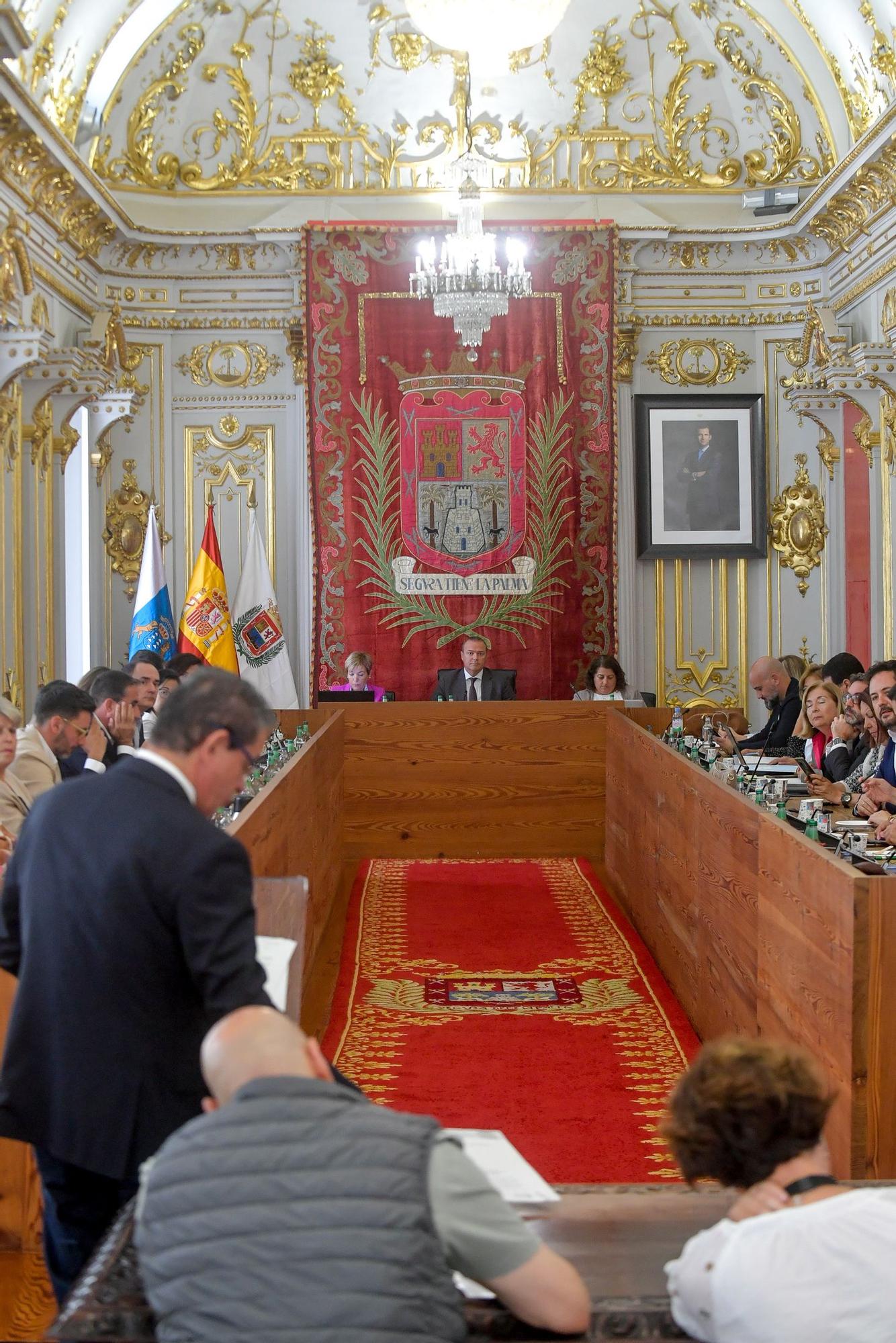 Último pleno del mandato 2019-2023 en el Ayuntamiento de Las Palmas de Gran Canaria