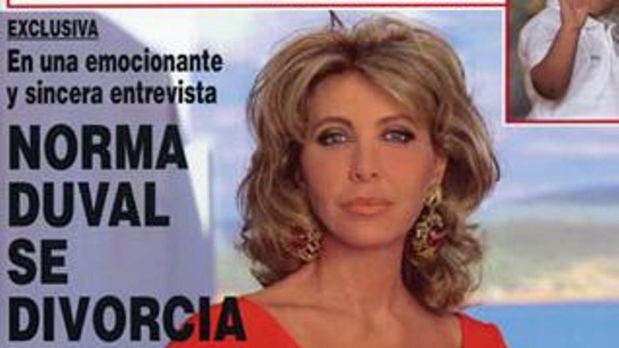 Norma Duval se divorcia