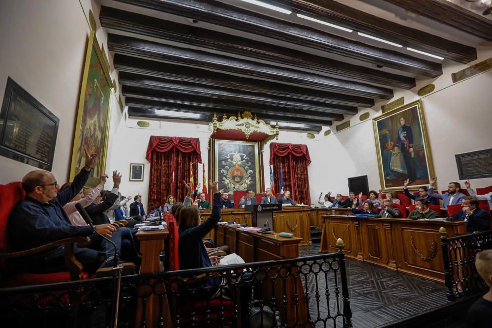 Último pleno del Ayuntamiento de Elche