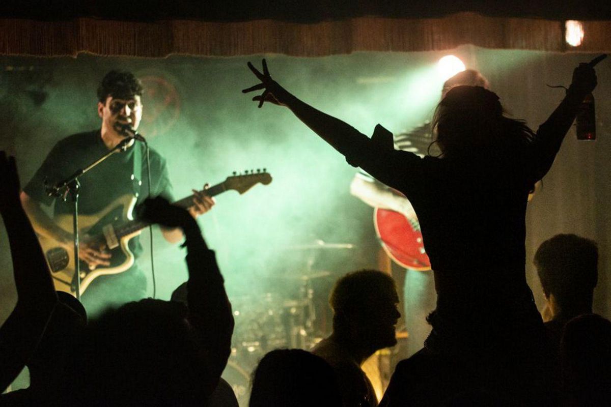La banda «Biela», en concierto en La Salvaje.