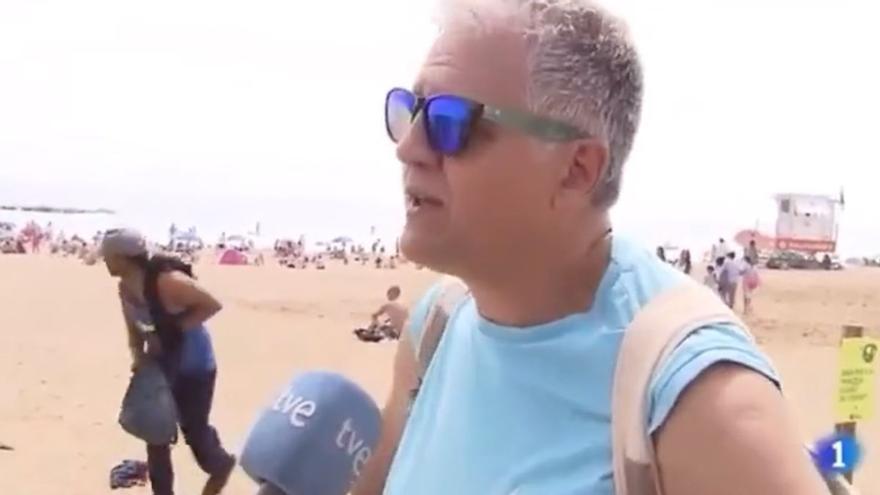 Vídeo | El robo viral grabado por un equipo de RTVE en una playa de Barcelona