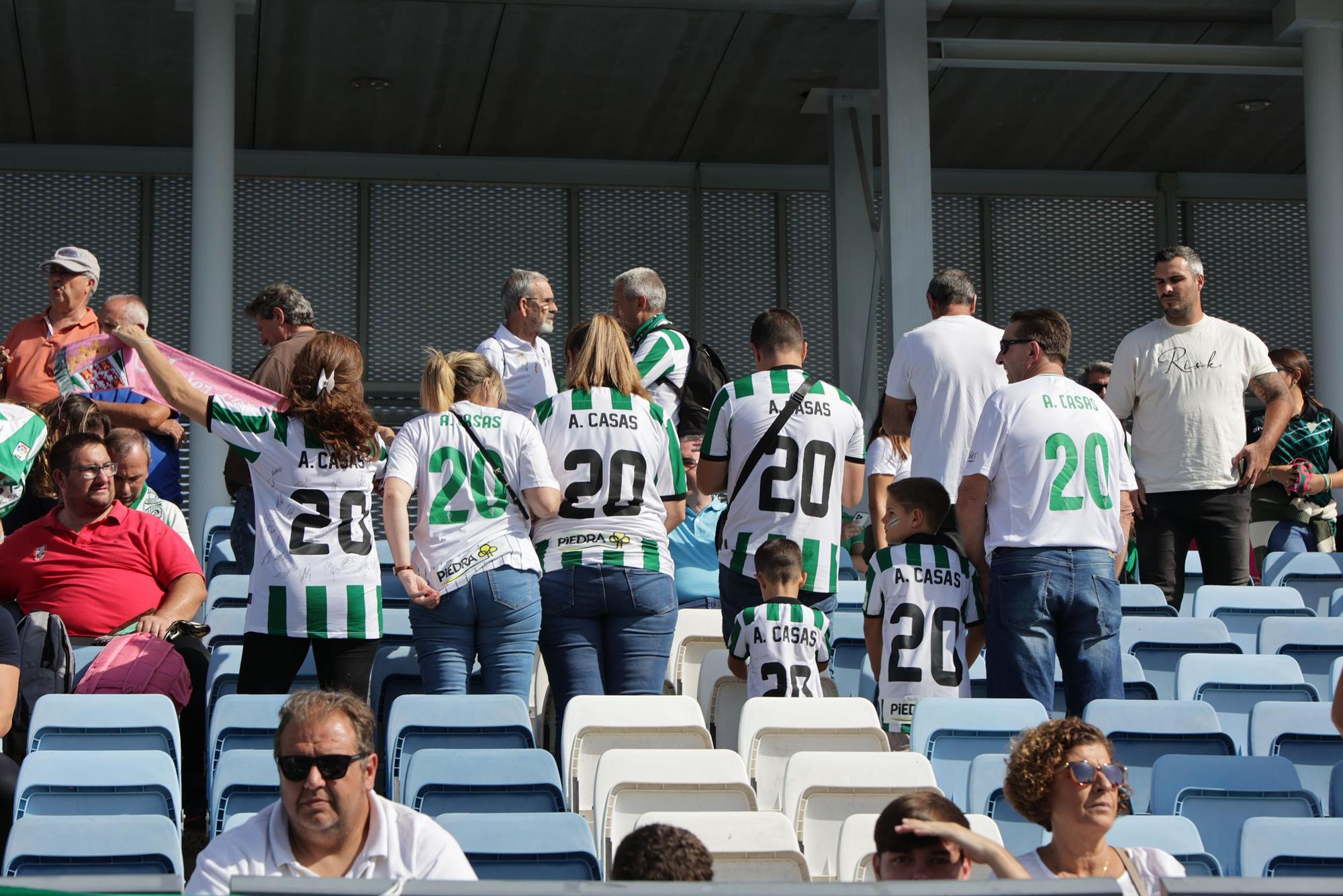 Los aficionados en el Real Madrid Castilla.Córdoba CF