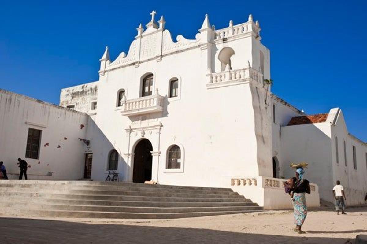 Iglesia de Misericordia en la Isla de Mozambique.