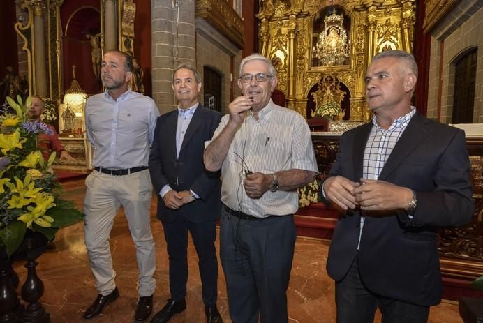 16/08/2017 TEROR. Visita de la UD Las Palmas a la Virgen del Pino en la Básilica de Teror. FOTO: J.PÉREZ CURBELO