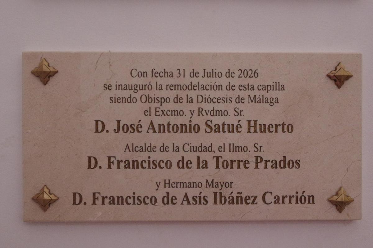 Inauguración de la restaurada capilla de la Piedad, en fotos Inauguración de la restaurada capilla de la Piedad, en fotos