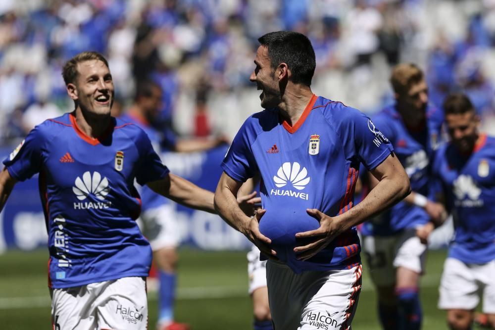 El partido entre el Real Oviedo y el Sevilla Atlético, en imágenes