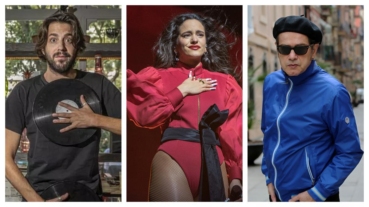 Salvador Sobral, Rosalía y Santiago Auserón, artistas forjados en el Taller de Músics.