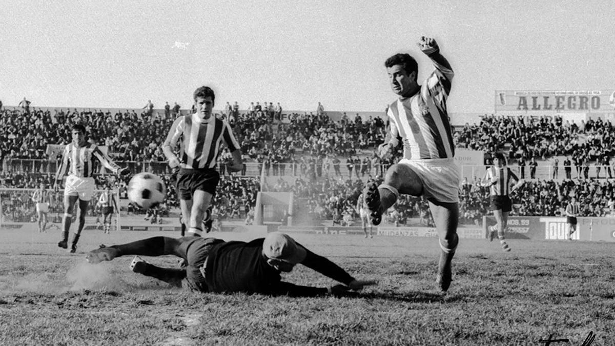 Joan Tauler, futbolista del Atlético Baleares en 1967.