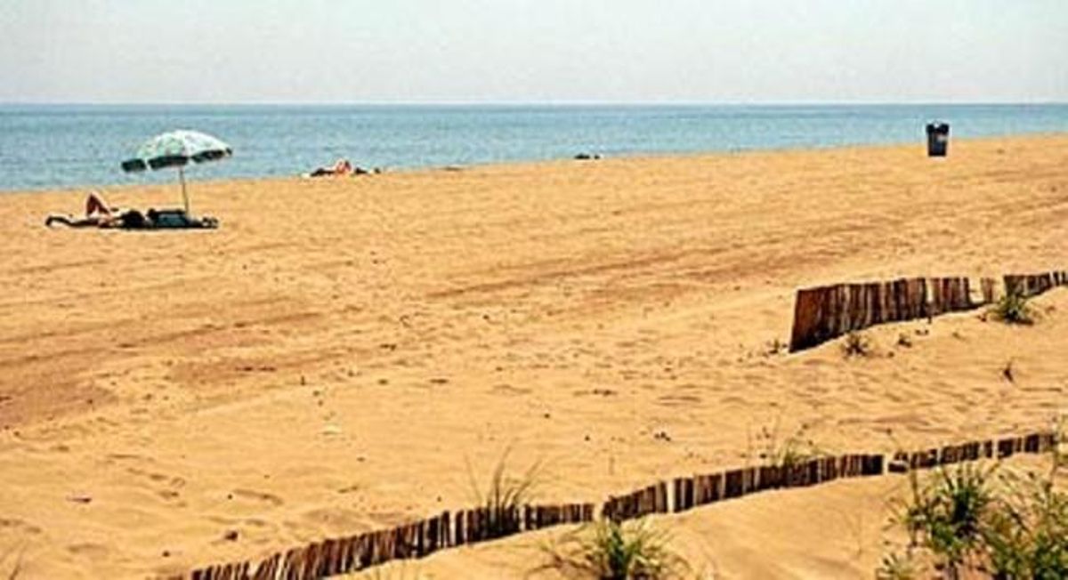 La platja del Prat.