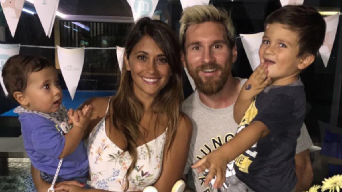 Messi y Antonela ya tienen dos hijos: Thiago y Mateo