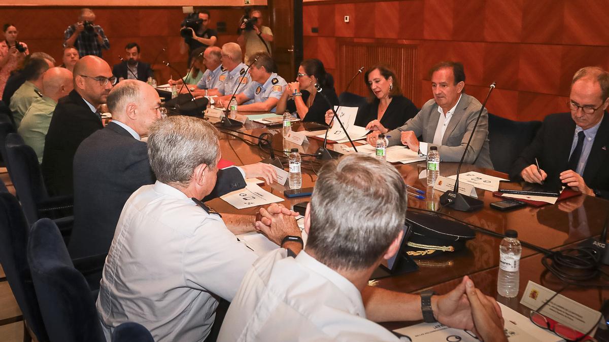 La junta local de seguridad se reunié este martes.