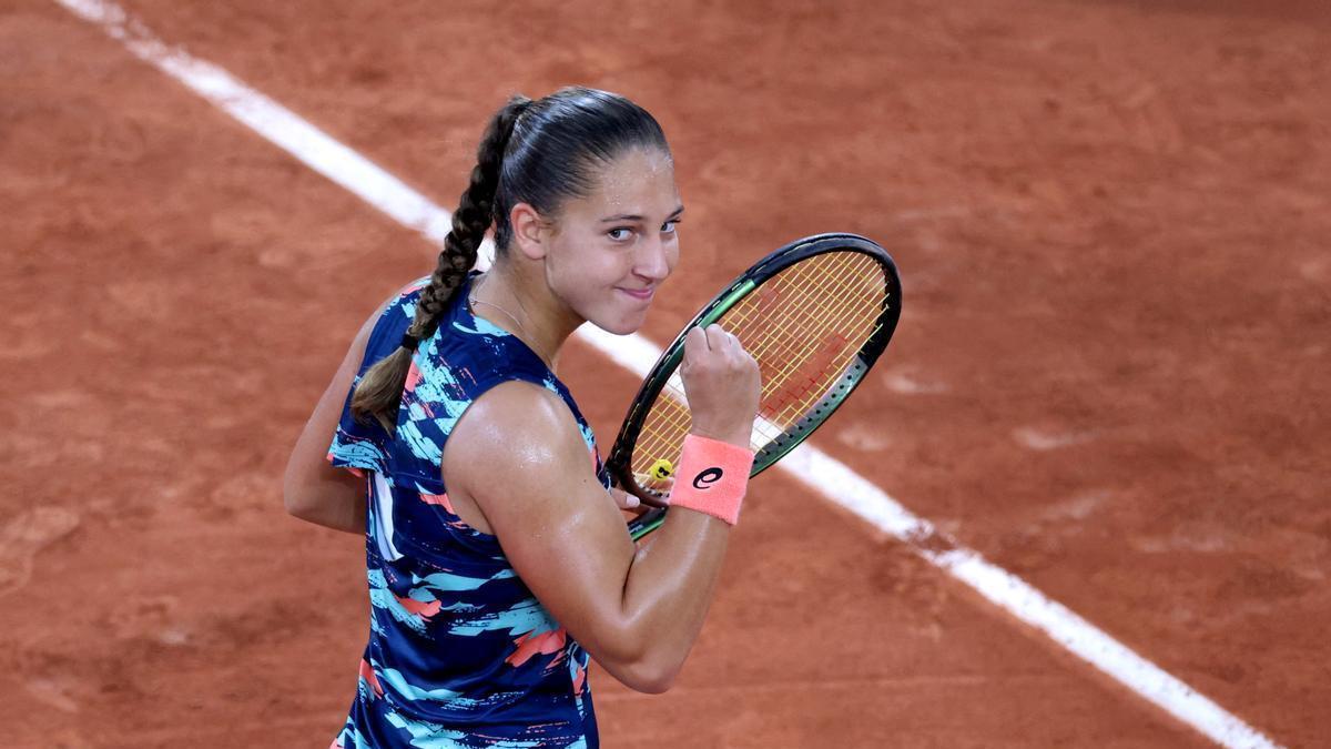 Diane Parry da la gran campanada en el cuadro femenino de Roland Garros