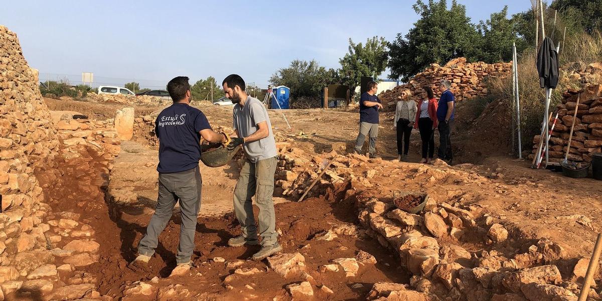 Imagen de la última excavación en el yacimiento del Torrelló de Almassora.