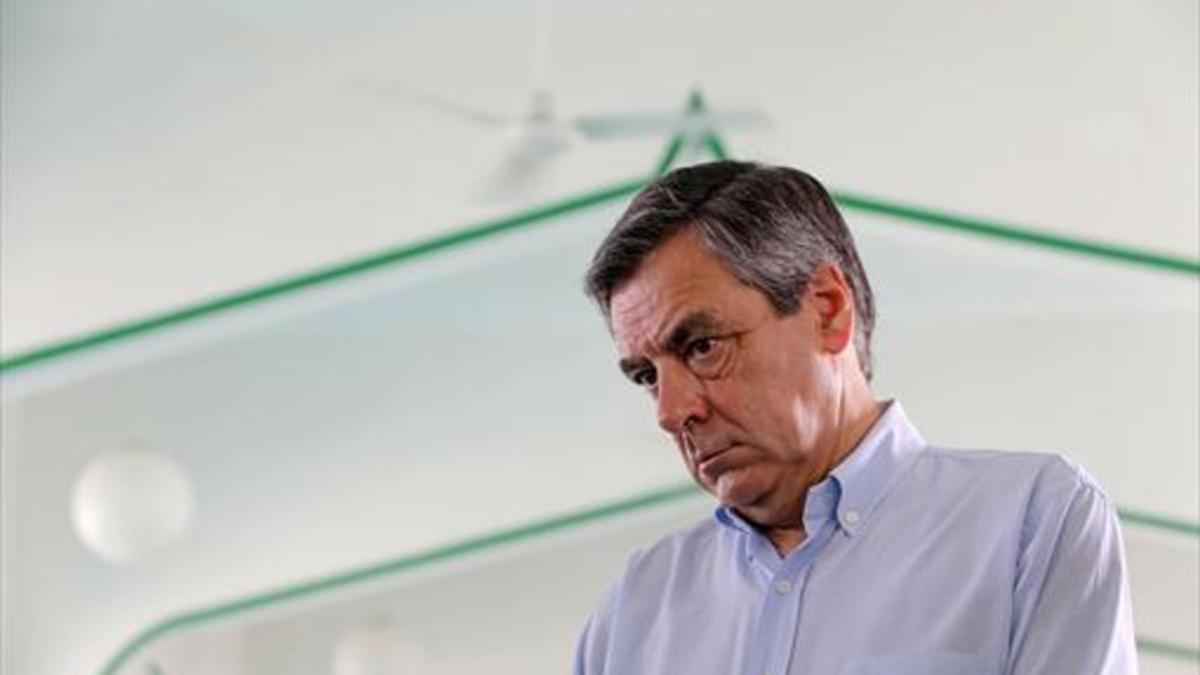 El candidato François Fillon.