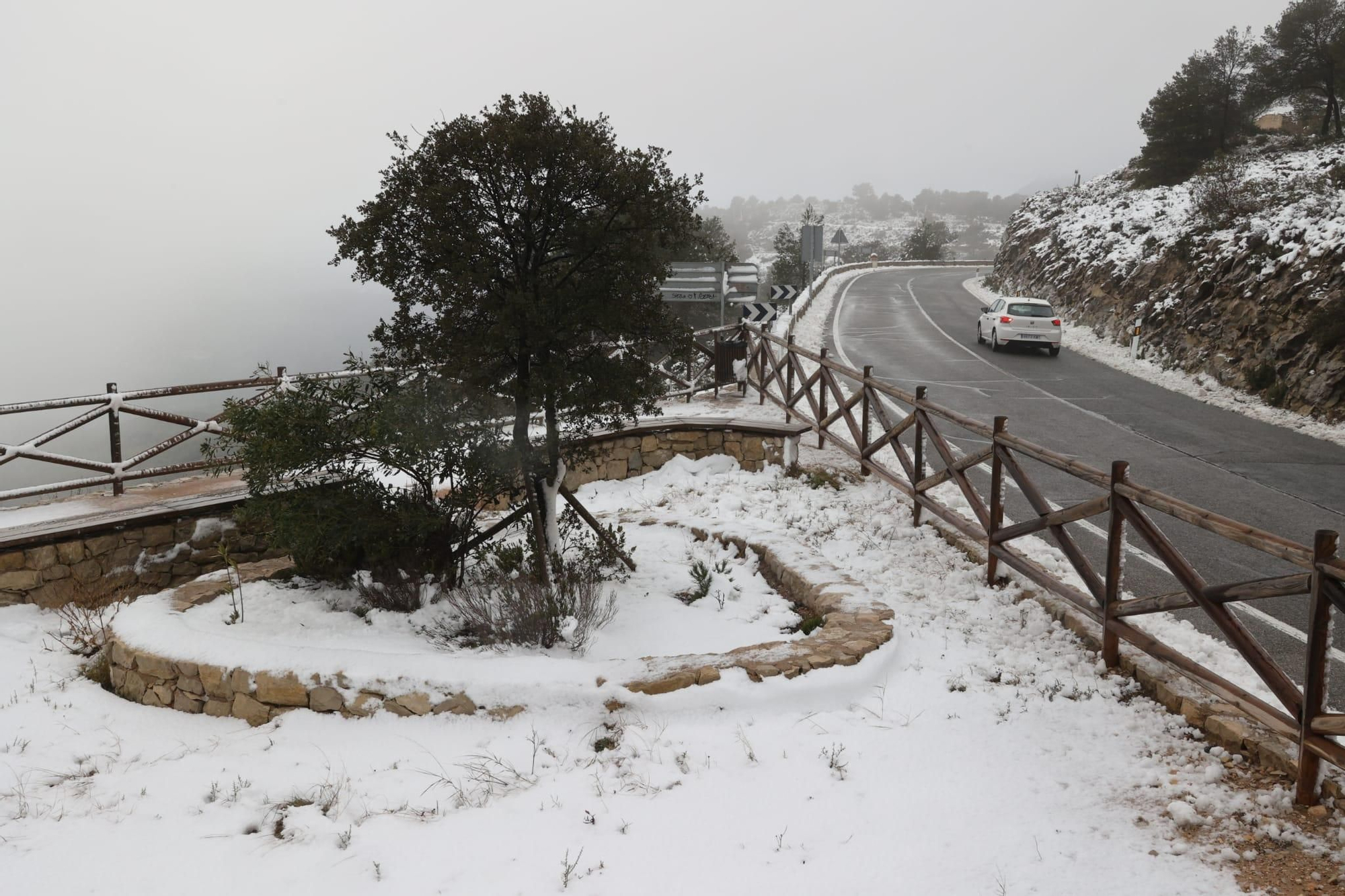Nieve en Alicante: las estampas más esperadas en invierno