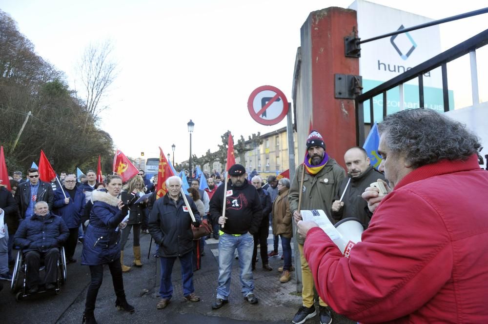 Protesta por el cierre del Pozo María Luisa