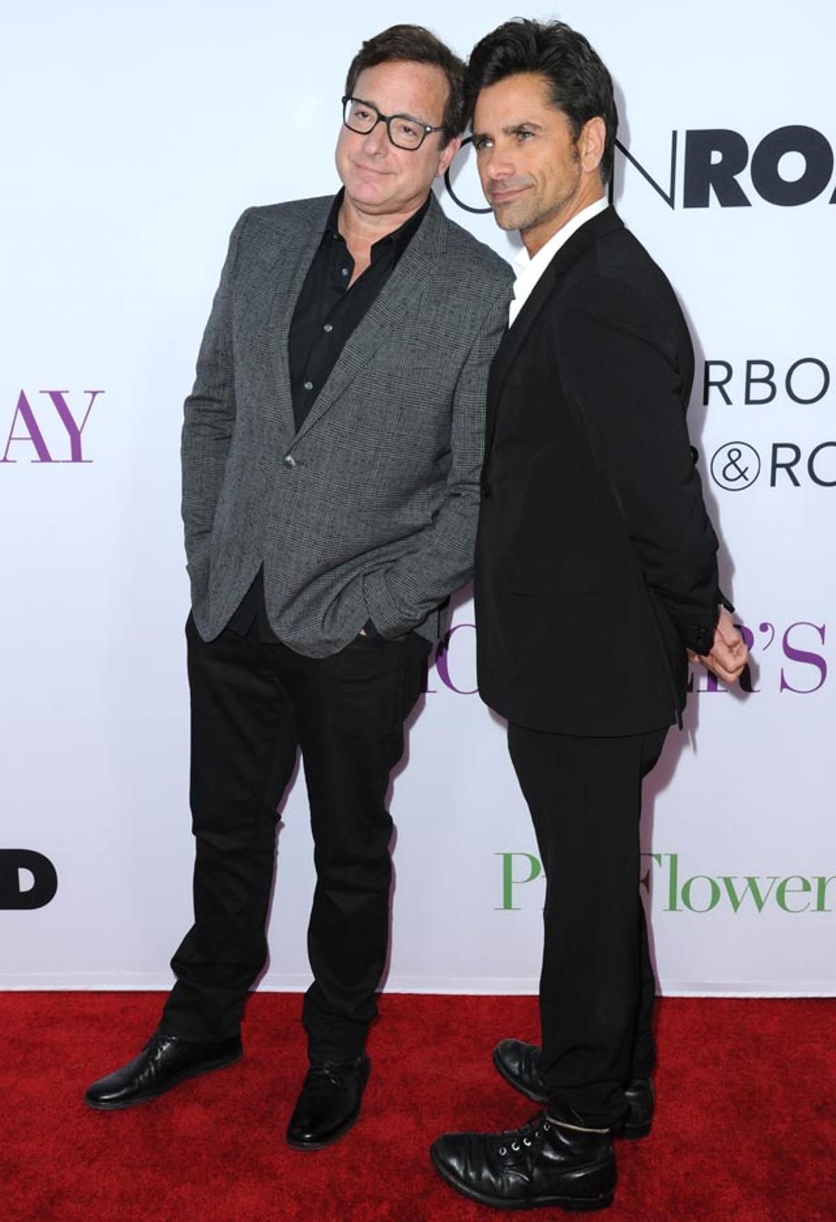Bob Saget y John Stamos, en la première de Mother's Day en Los Ángeles.
