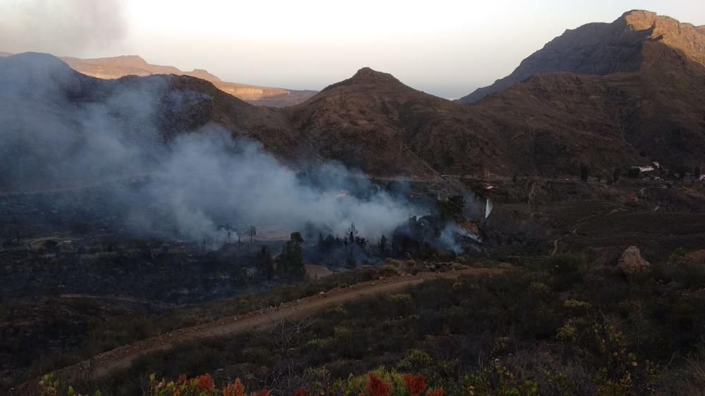 Incendio en Fataga