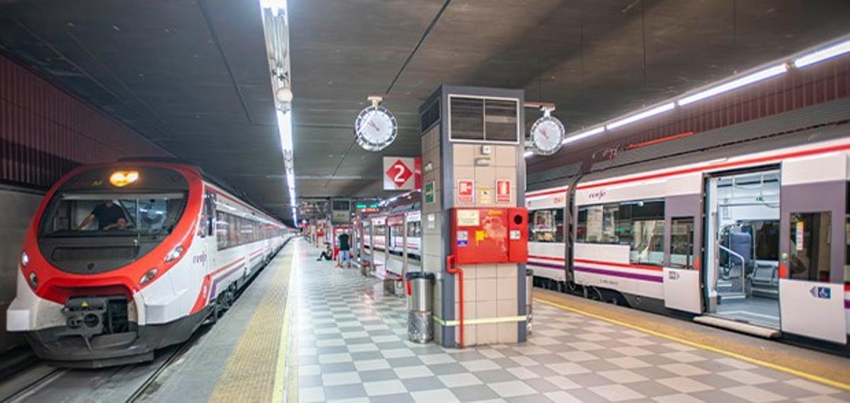 Línea 2 de Cercanías. Estación de Parla